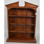 A Modern Wooden Four Section Display Shelf, 46.5cms Wide by 59cms High
