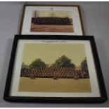 Two Framed Military Regimental Photographs of Sandhurst 1979 and Army Apprentice College, Chepstow