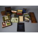 A Collection of Various Vintage Playing Cards, Tins Etc