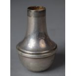 A Silver Walking Cane Handle, Birmingham Hallmark