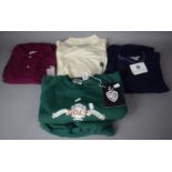 A Collection of Vintage Clothing to include Wimbledon Jumper, Warner Bros Classic Spots Golfing