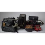 A Collection of Various Vintage Cameras