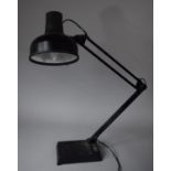 A Mid 20th Century Anglepoise Lamp on Weighted Rectangular Base