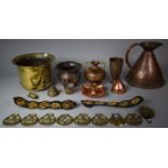 A Collection of Metalwares to include Late 19th Century Copper Jug, Copper and Brass Squat Vase of