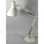 A Vintage Grey Painted Anglepoise Lamp