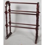 A Reproduction Victorian Style Towel Rail, 64cm wide