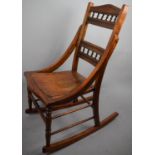 An Edwardian Rocking Chair