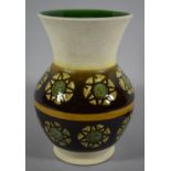 A German Brown Glazed Vase, 20cm High