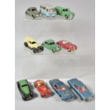 A Collection of Ten Vintage Dinky and Corgi Toys