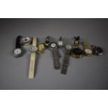 A Collection of Various Wrist Watches and a Pocket Watch