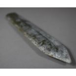 A Han Dynasty (202 BC?220 AD) Jade Spear Head, 19cm long