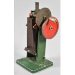 A Vintage Metal Hand Operated Press or Stamp Machine, 22cm high