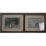 Two Russell Flint Prints, 38cms Wide