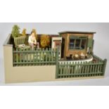 A Scratch Built Diorama Depicting Garden Model Railway Layout, 45cm wide