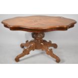 An Inlaid Italian Oval Topped Coffee Table, Some Scratches, 101cm wide