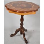 An Italian Inlaid Tripod Wine Table, 53cm Diameter