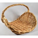 A Wicker Log Basket, 50cm wide