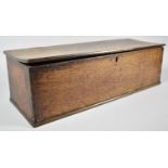 An Early 19th Century Oak Rectangular Box Containing Various Knitting Needles, Sewing Accessories