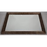 A Modern Rectangular Wall Mirror, 75x105cm