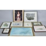 A Collection of Nine Various Pictures, Prints and Engravings