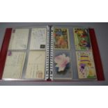 A Ring Binder Album Containing Collection of Early and Mid 20th Century Mixed Dutch Postcards