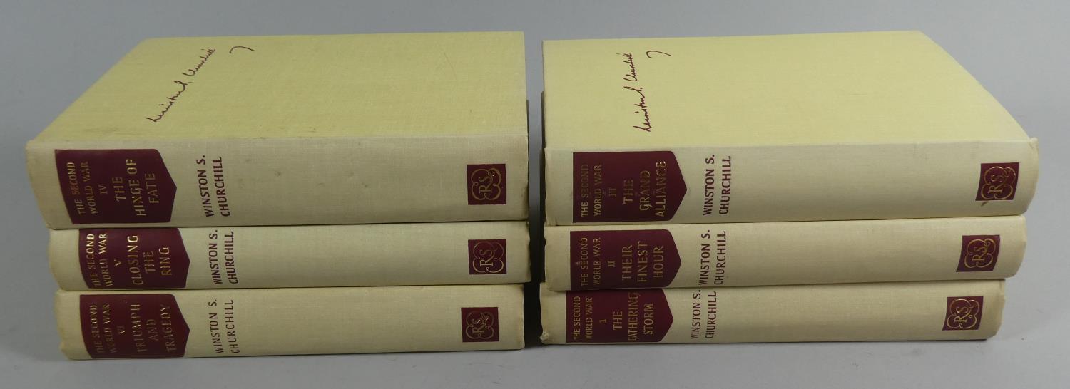 A Set of Six Volumes the Second World War by Winston S Churchill, 1954 Edition