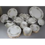 A Large Collection of Royal Albert "Haworth" Dinnerwares to include Eight Dinner and Dessert Plates,