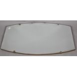 A Vintage Bevel Edge Wall Mirror, 70cm wide