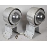 A Pair of Samsung CCTV Camera Housings, Each 49cm high