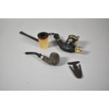A Collection of Three Vintage Pipes etc