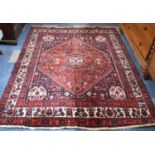 A Fine Persian Handmade Abadeh Rug, 204x161cm