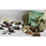 A Collection of Various Angling Accessories to Include Lines, Fishing Bag, Keepnet etc