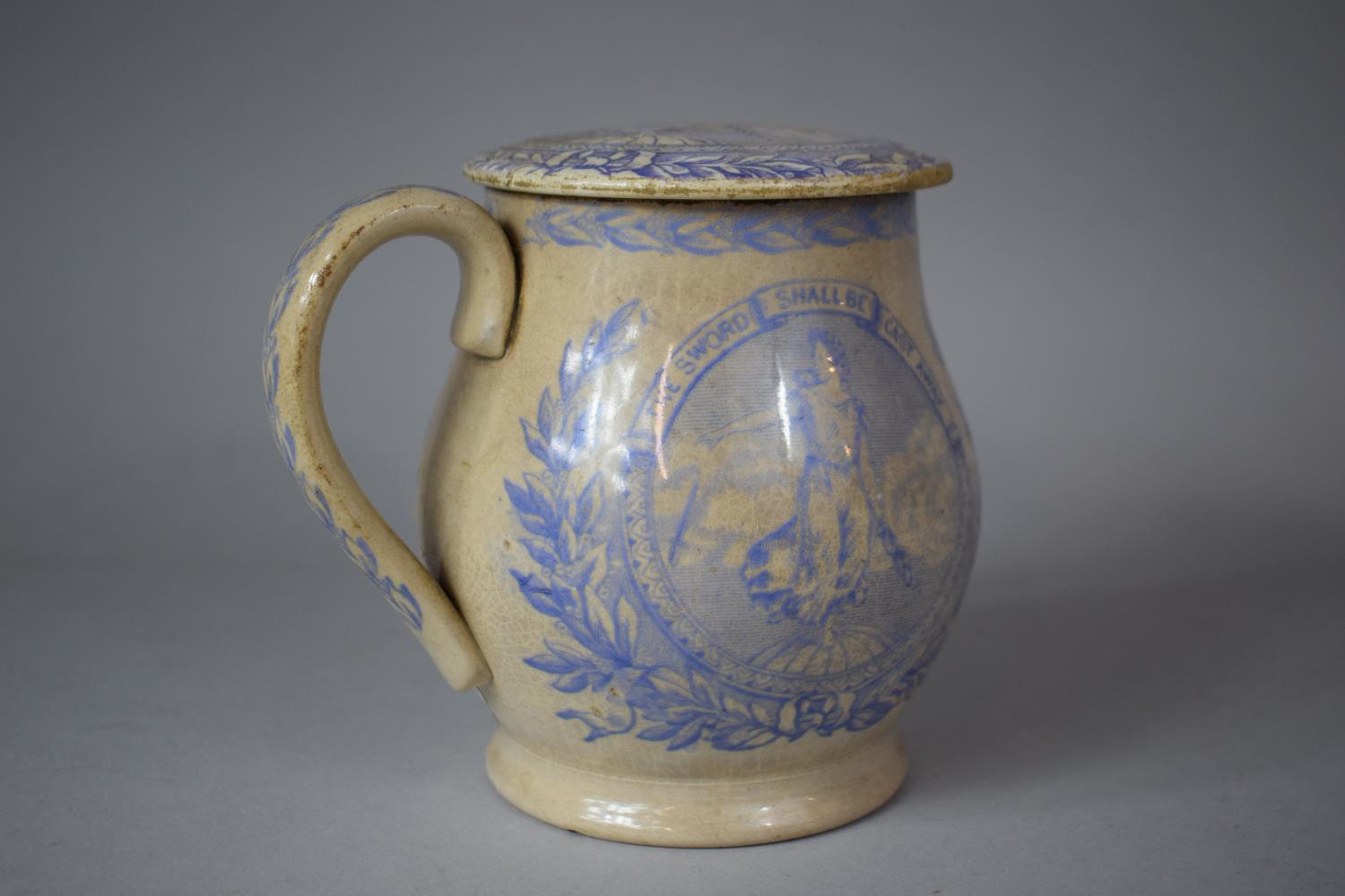 A 19th Century Baluster Shaped Peace Mug with Cover, by Ford & Riley (1882-1893), 13cm high - Image 2 of 6