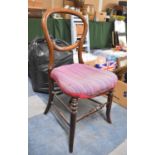 A Small Victorian Ladies Bedroom Chair