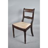 A Single 19th Century Mahogany Side Chair