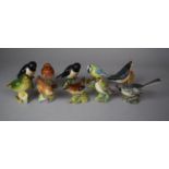 A Collection of Ten Various Beswick Birds