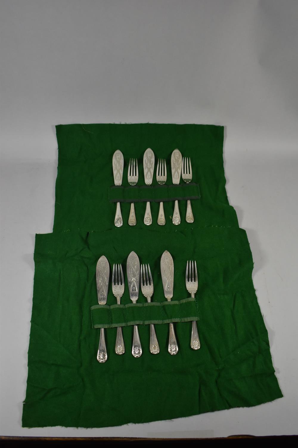 A Collection of Elkington Silver Plated Fish Knives and Forks - Image 3 of 3