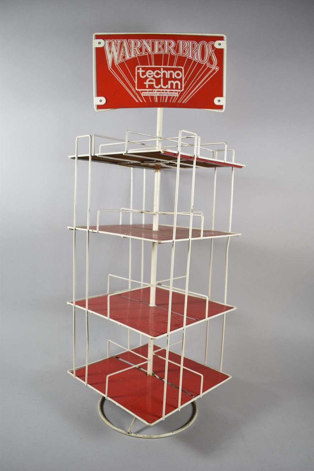 A 1970's Shop Display for Warner Bros Techno Film, Four Tiers, 80cm high