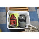 A Small Collection of Protective Items, Tool Belts, Vest etc