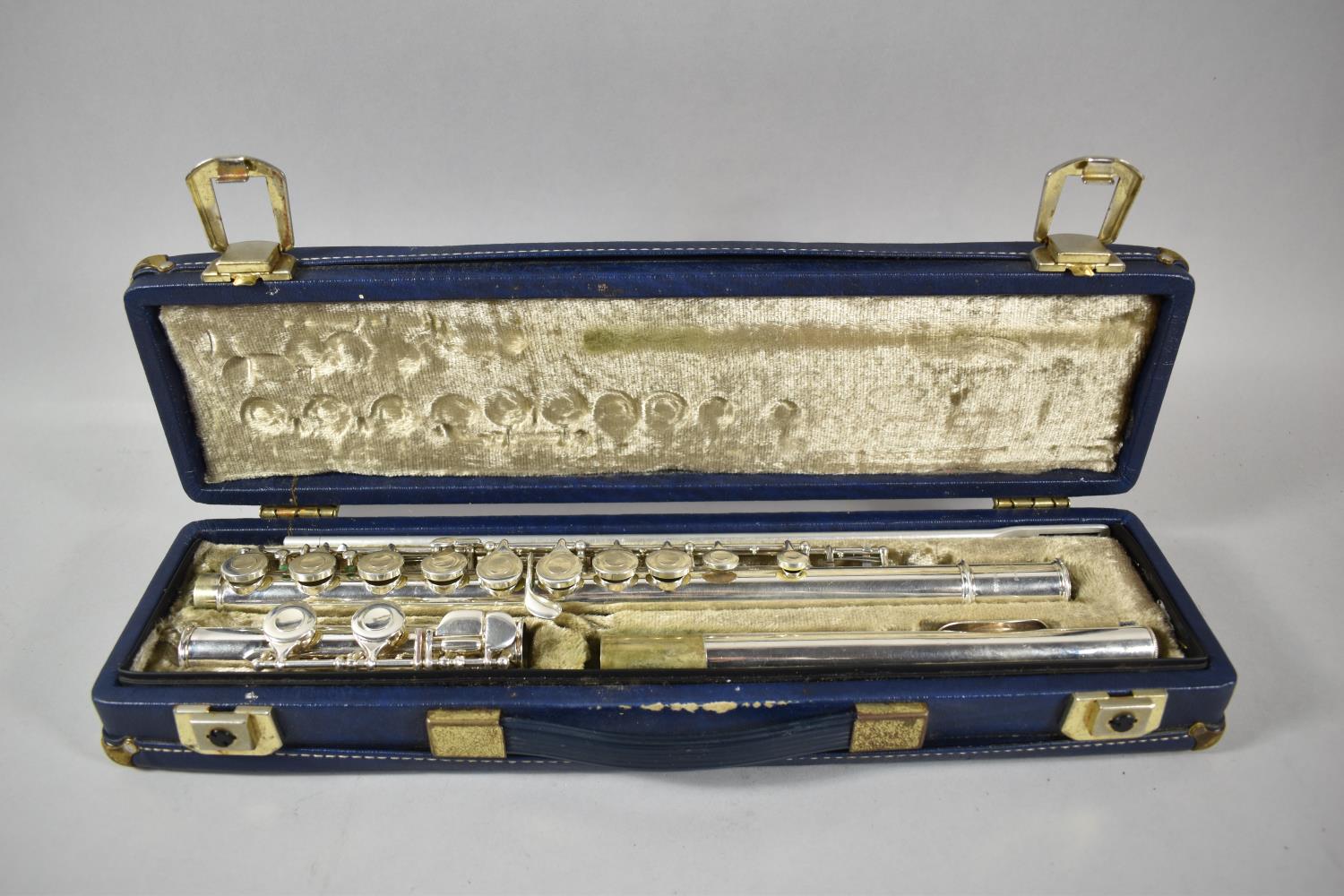 A Mid 20th Century Cased Boosey & Hawkes Emperor Flute