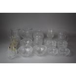 A Collection of Various Cut Glass to include Jugs, Bowl, Vases Etc