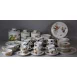 A Large Collection of Royal Worcester Evesham Dinner and Teawares to comprise lates, Saucers, Bowls,