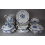 A Spode Fontaine Pattern Dinner Set to comprise Jugs, Bowls, Plates, Lidded Tureens Etc (Some with