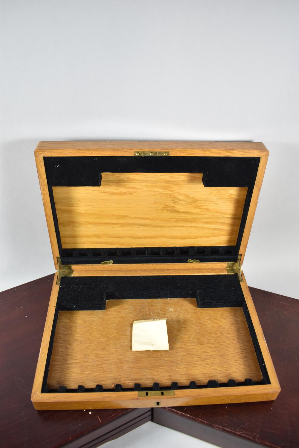 Three 20th Century Wooden Canteen Boxes, The Largest 47cm Wide (All empty) - Image 3 of 7