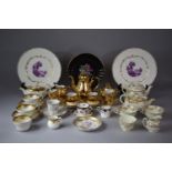 A Collection of Various Gilt Decorated Teawares to include Hammersley, Foley, German Gilt