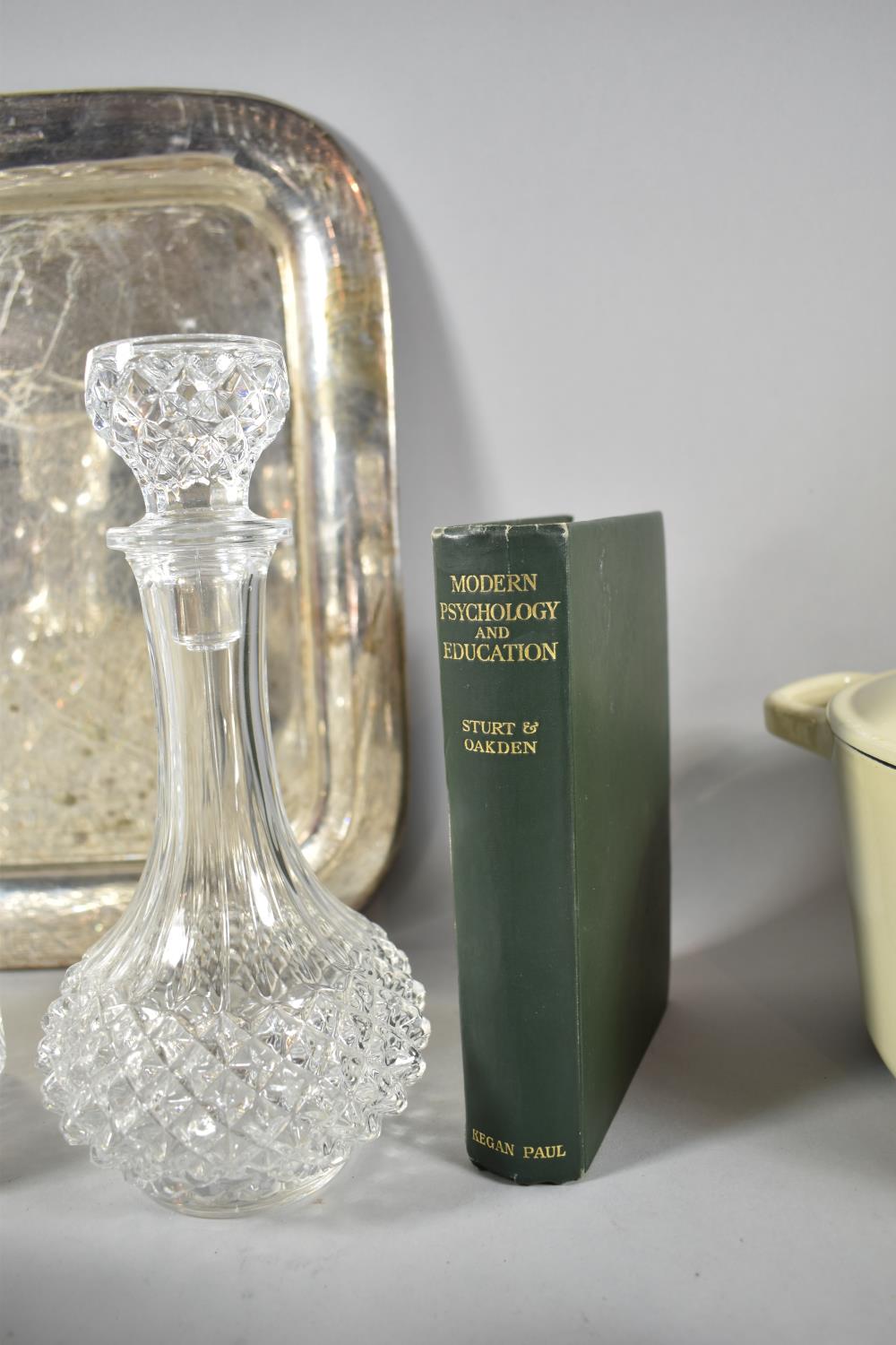 A Collection of Sundries to Include Enamelled Lidded Cooking Pan, Plated Sugar Sifter, Two - Image 2 of 3