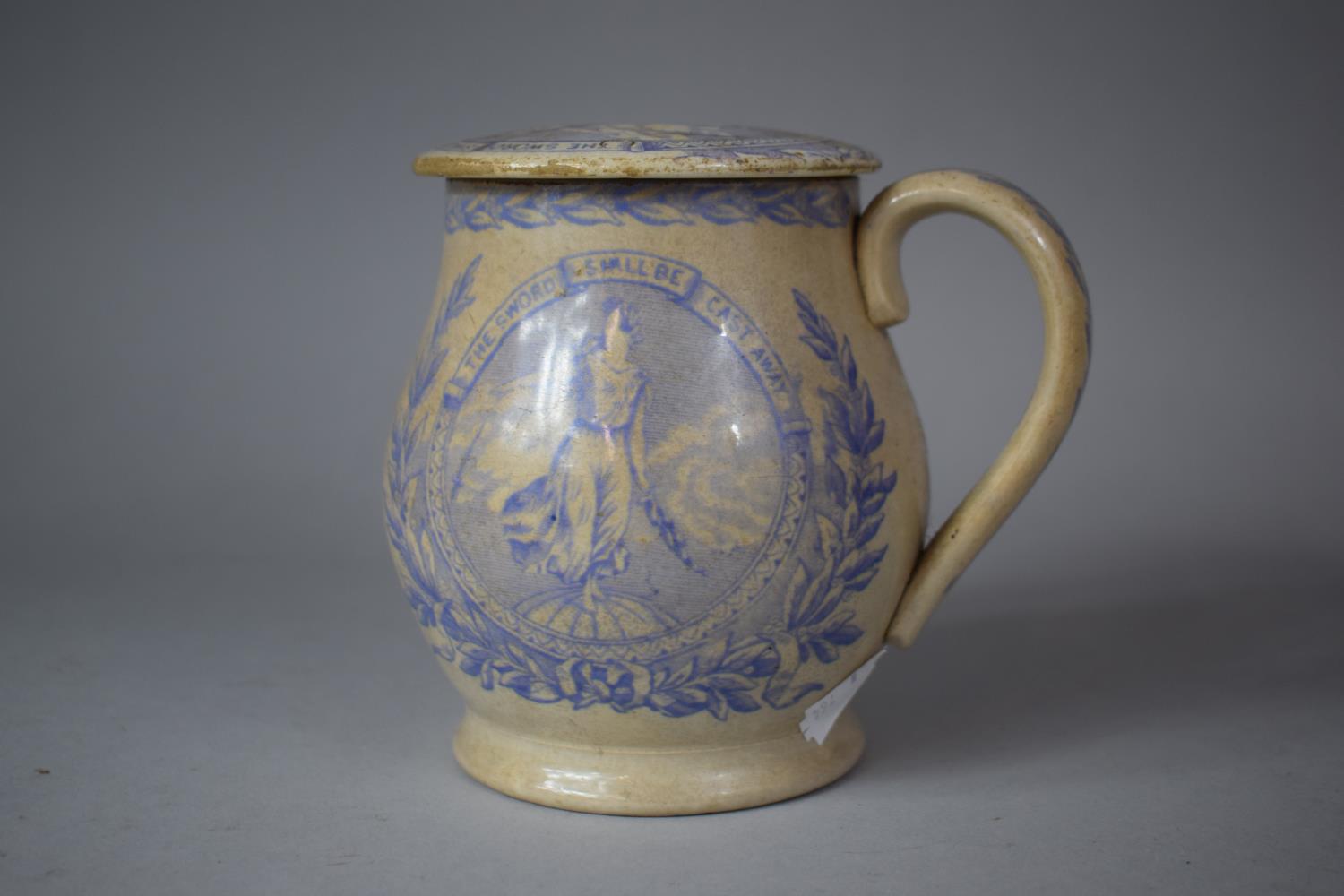 A 19th Century Baluster Shaped Peace Mug with Cover, by Ford & Riley (1882-1893), 13cm high - Image 4 of 6