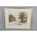A Framed Watercolour, "Ryton Wood 1997", Signed Jez Cox, 36.5cm wide