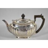 A Silver Teapot with Presentation Inscription and Monogram, 560g, Sheffield 1905