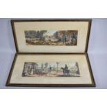 Two Framed Sporting Prints, "Pheasant Shooting" and "Sportsmen Refreshing", 34.5cm wide